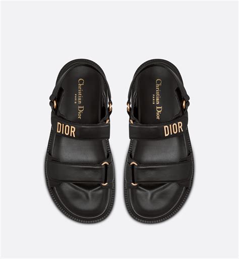 dior walking sandals|christian Dior flat sandals.